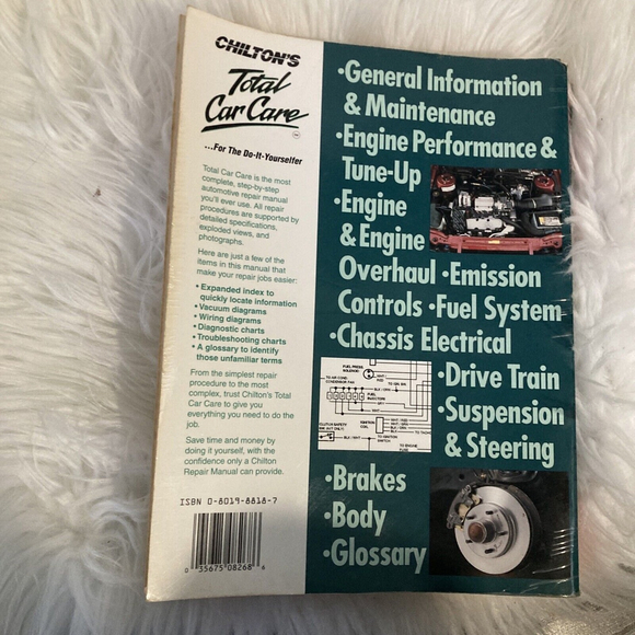 CHILTON’S 1983-1996 FORD Thunderbird/Mercury Cougar Automotive Car Repair Manual - Picture 2 of 6